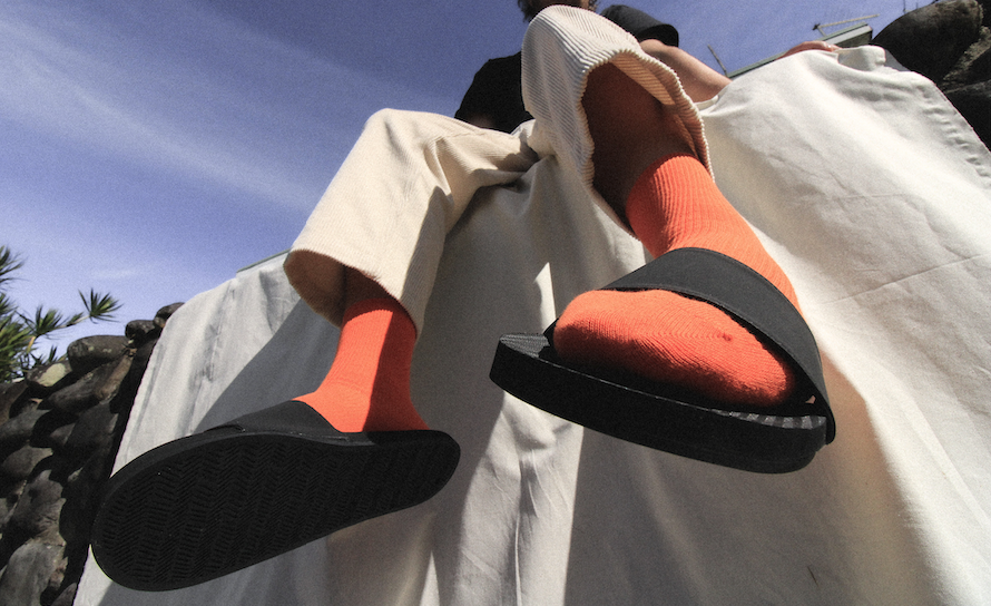 Slide Socks - Orange